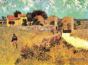 Ferme en Provence Vincent van Gogh Peinture à l'huile